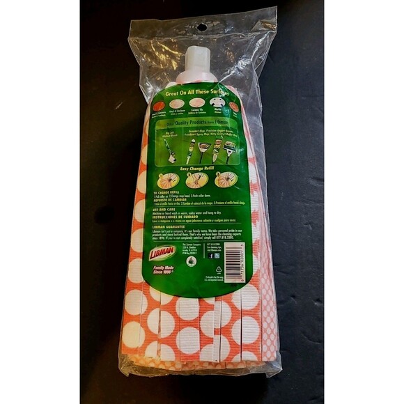 Libman Wonder Mop Refill Microfiber Grip Strips Replacement Machine Washable NEW - Picture 3 of 5